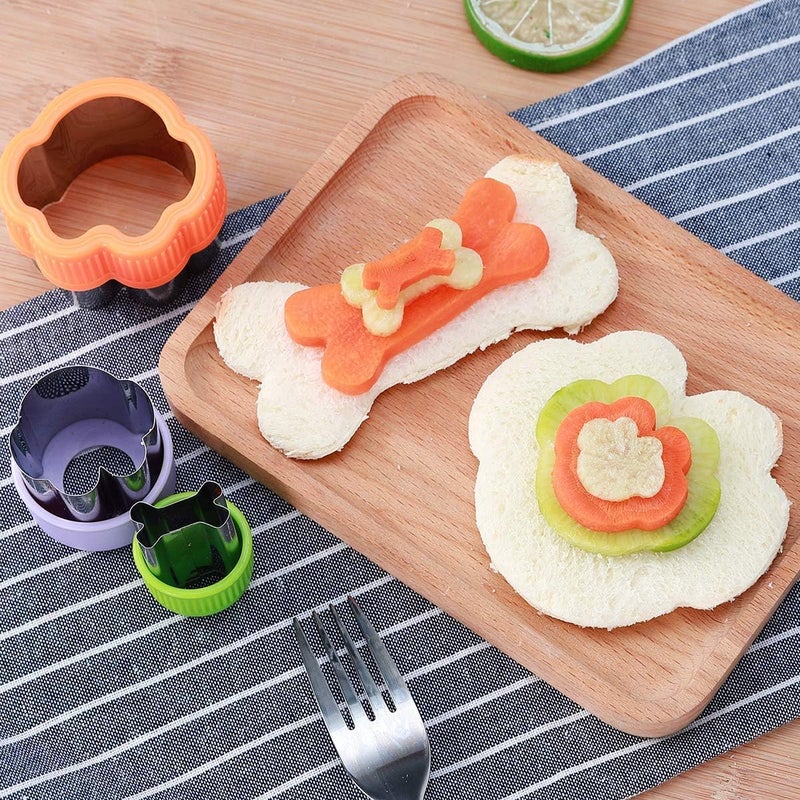 magigift Dog Cookie Cutter Set - Dog Bone and Dog Paw Print Cookie Mold for Homemade Treats - Stainless Steel Cookie Cutter molds for Kids Suitable for Cakes and Cookies (Assorted Sizes) - Image 5